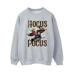 Hocus Pocus Womens/Ladies Flying Sweatshirt / Sports Gray